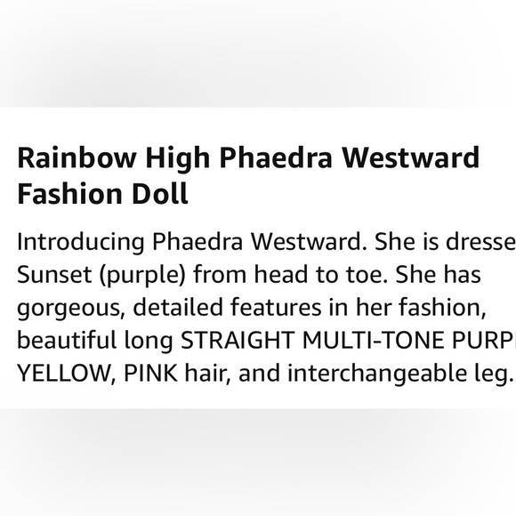 Rainbow High Pacific Coast Phaedra Westward Fashion Doll Discontinued Doll NWT - Picture 10 of 16